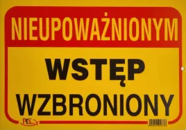 tablica-znak-nieupowaznionym-wstep-wzbroniony-25x35