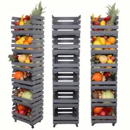 stojak-na-warzywa-regal-skrzynki-na-kolkach-6-skrzynek-impregnat-157x40x30