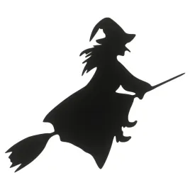 dekoracja-halloween-drewniana-wiedzma-ozodba-ze-sklejki-czarna-18cm