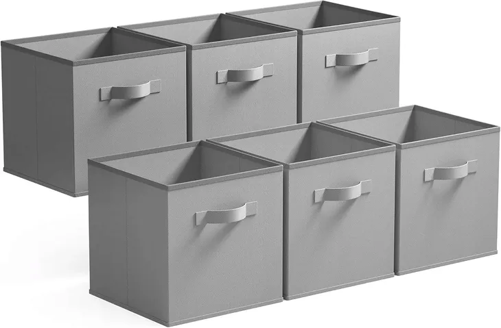 6x PUDEŁKA NA ZABAWKI DZIECIĘCE SKRZYNKI 33x33 CM ORGANIZERY SKŁADANE DUŻE