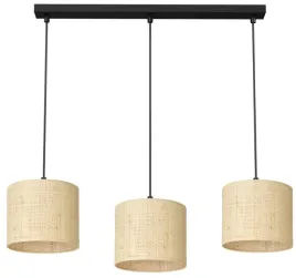 lampa-wiszaca-sufitowa-rattan-czarny-bezowy-abazur-3xe27-klasyczna