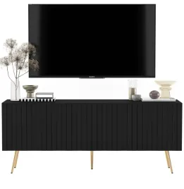komoda-rtv-nowoczesna-szafka-rtv-glamour-czarny-mat-150-cm-zlote-nogi-metal