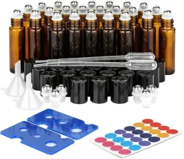 12x-roll-on-szklana-butelka-wysoka-brazowa-na-olejki-eteryczne-perfumy-10ml