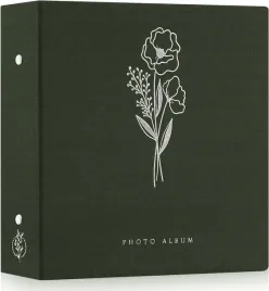 album-fotograficzny-na-zdjecia-duzy-lniana-okladka-600-kieszeni-zielony-xxl