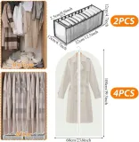 pokrowce-na-ubrania-sukienke-plaszcz-garnitur-x4-organizer-na-bielizne-stan-nowy