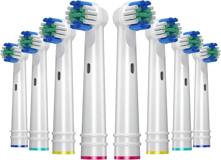 KOŃCÓWKI DO SZCZOTECZKI SONICZNEJ ORAL B KOŃCÓWKA BIAŁA ZESTAW 8 SZTUK
