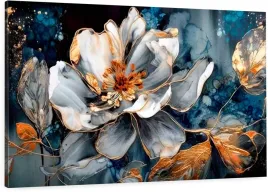 obraz-na-plotnie-do-salonu-nowoczesny-kwiat-glamuor-120x80-cm-nowoczesny