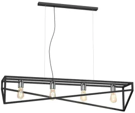 lampa-wiszaca-sufitowa-gote-czarno-srebrna-4xe27-nowoczesna-klatka-salon