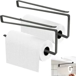 2x-uchwyt-na-reczniki-kuchenne-czarny-elastyczny