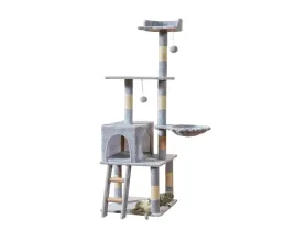 duzy-wysoki-drapak-dla-kota-kotow-wieza-legowisko-domek-jasny-szary