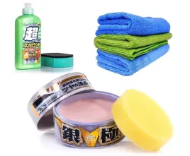 soft99-zestaw-wosk-do-jasnego-lakieru-kiwami-light-cleaner-mikrofibry