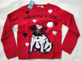 pepperts-sweterek-dzieciecy-czerwony-akryl-rozmiar-146-146-152-cm