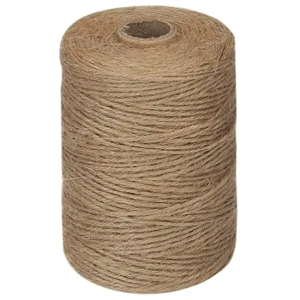 SZNUREK JUTOWY 2mm 250m ozdobny NATURALNY 500g