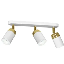 reflektor-sufitowy-potrojny-bialy-mat-zloty-3-pkt-listwa-35-cm-luminex