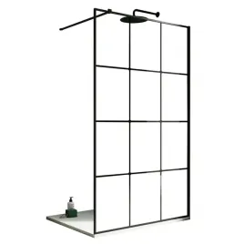 czarna-scianka-prysznicowa-walk-in-100cm-styl-loft