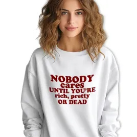 biala-bluza-damska-dresowa-nobody-cares-lyrics-wzory-rozmiar-m