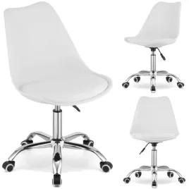 krzeslo-fotel-obrotowy-bialy-biurowy-regulowany-dla-dziecka-do-biurka-nauki