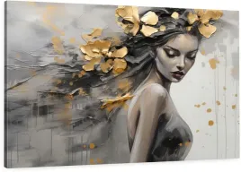 obraz-canvas-na-plotnie-do-salonu-zlota-dziewczyna-120x80