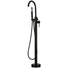 Zdjęcie produktu czarny mat bateria wolnostojąca wannowa kran BLACK