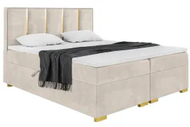lozko-boxspring-z-materacem-bezowe-180x200-cm-zlota-rama-antonio