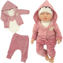 komplet-welurowy-niemowlecy-wyprawka-3cz-body-spodenki-bluza-68