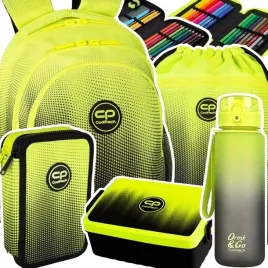 coolpack-plecak-szkolny-1-3-klasa-tornister-gradient-lemon-zestaw