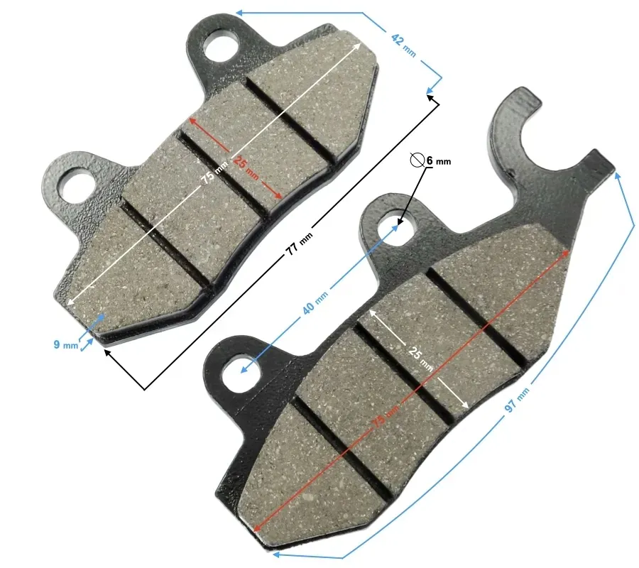 klocki-przod-voge-125r-stan-nowy