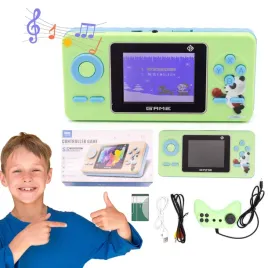 Zdjęcie produktu Mini konsola z padem retro gry gamepad S5 mietowa