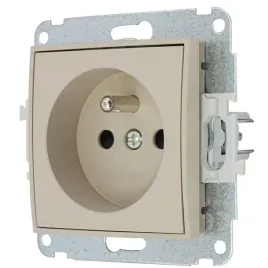 gniazdo-pojedyncze-bez-ramki-seria-karlik-mini-kolor-taupe