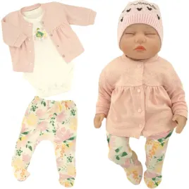 komplet-niemowlecy-dziewczecy-wyprawka-3cz-body-spodenki-bluza-74