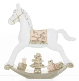 bialy-kon-na-biegunach-figurka-konik-swiateczna-dekoracja-zlote-dodatki