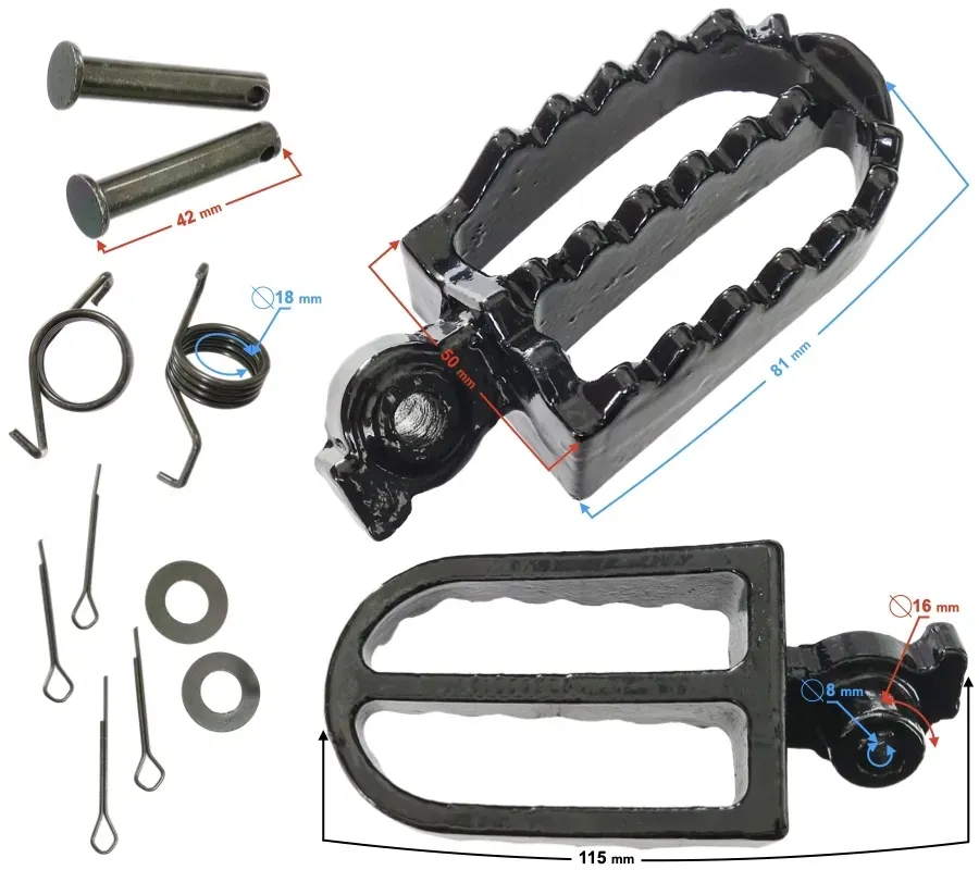 podnozki-przod-hyper-125-stan-nowy