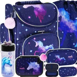 tornister-ergonomiczny-szkolny-dla-dziewczynki-unicorn-piornik-bidon-worek