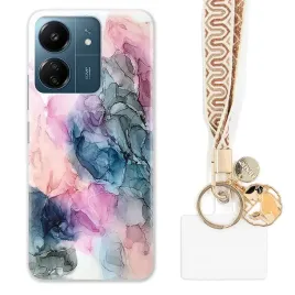 etui-do-xiaomi-redmi-13c-5g-sznurek-braz-marble-madness-wzory