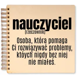 album-na-zdjecia-drewniana-okladka-nauczyciel-rzeczownik-dla-nauczyciela