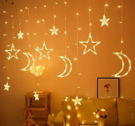 kurtyna-swietlna-led-gwiazdki-ksiezyce-lampki-swiateczne-barwa-ciepla-350cm