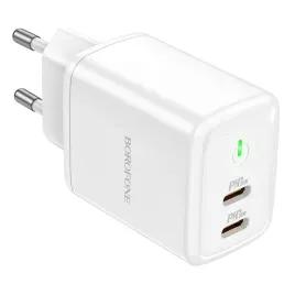 borofone-ladowarka-sieciowa-bn9-reacher-2xtyp-c-qc-3-0-pd-35w-biala