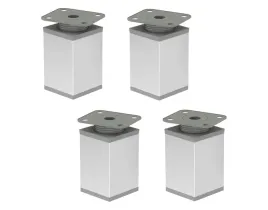 4x-nozka-meblowa-h-60-kwadrat-40x40-srebrna