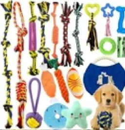 zabawki-dla-psa-zestaw-20-sztuk-pilki-i-liny-bawelniane-do-zucia