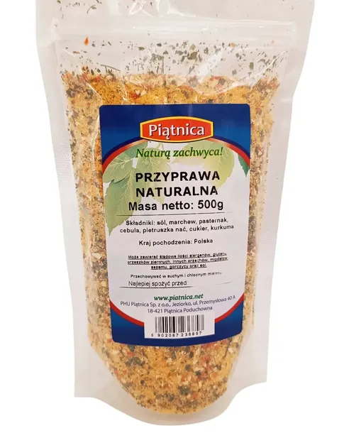 Przyprawa Naturalna do zup rosołów 500g PIĄTNICA jarzynka kucharek wegeta
