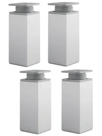 4x-nozka-meblowa-100-mm-kwadrat-40x40-srebrna