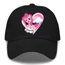 czapka-dziecieca-czarna-z-daszkiem-dla-fana-my-little-pony-pinkie-pie-wzory