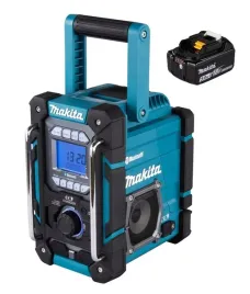 makita-aku-radio-budowlane-bluetooth-lxt-18v-1x5ah-bl1850-dmr300