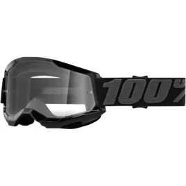 gogle-100percent-strata-2-black-clear-czarne-na-crossa-quada-enduro-przezroczyste