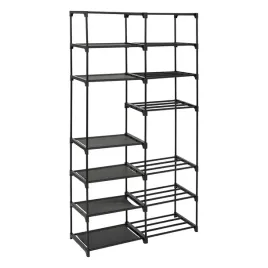 szafka-na-buty-regal-metalowy-do-przedpokoju-garderoby-wieszak-czarny-metal