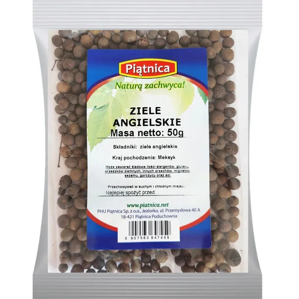 Ziele Angielskie Naturalne Ziarno aż 50g PIĄTNICA ziele angielskie kulki