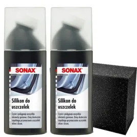 2x-sonax-silikon-gummi-pflege-do-konserwacji-uszczelek-gumy-w-aucie-100-ml