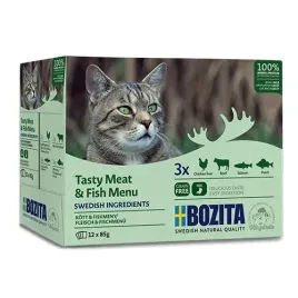 bozita-karma-mokra-mix-smakow-miesne-i-rybne-kawaleczki-w-galaretce-12x85g
