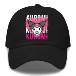czapka-dziecieca-czarna-z-daszkiem-prezent-dla-fana-kuromi-my-melody-wzory