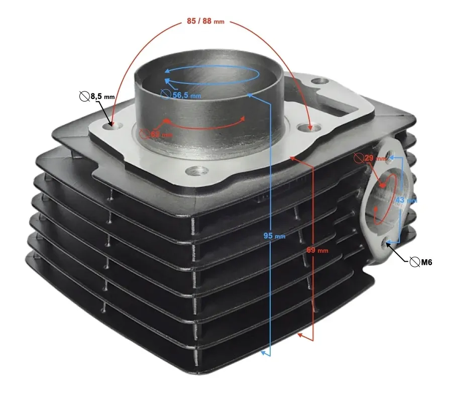 cylinder-pusty-125cc-157fmi-hyper-125-stan-nowy